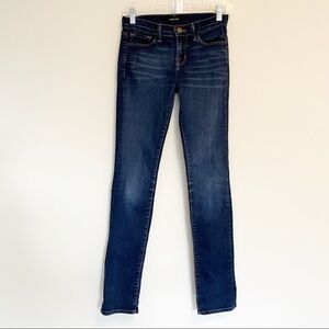 J Brand Dark Wash Medium Rise Stove Pipe Jeans - 24